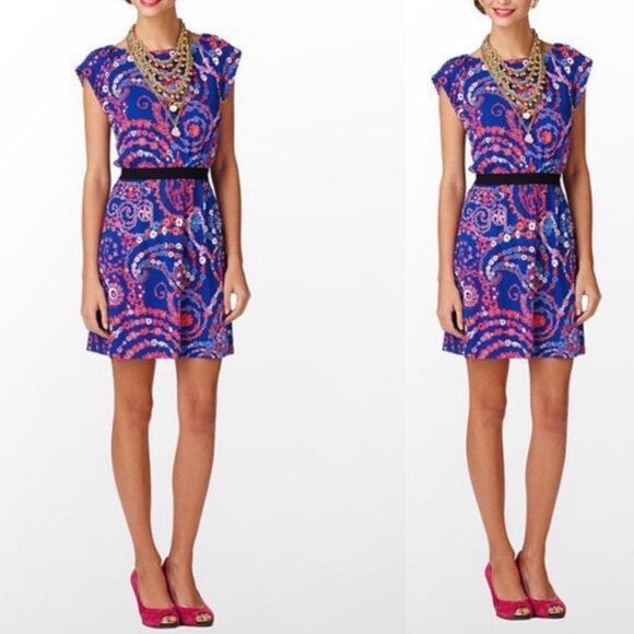 Lilly Pulitzer Dresses & Skirts - Lilly Pulitzer Laney Secret Snail Bomber blu Dress Sz S